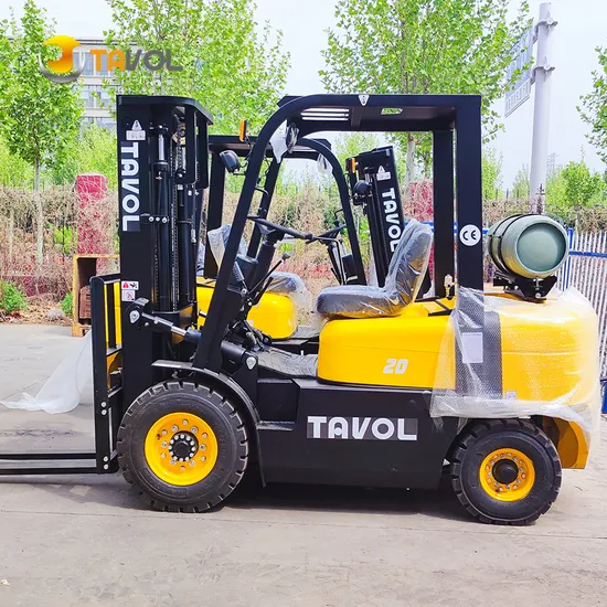 2.5ton 2500kg Samll Gas/LPG Forklift with Nissan Engine Warehouse Forklift Cpqyd25