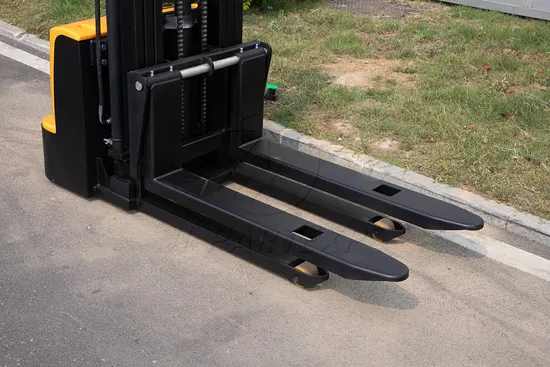 Self Loading Lifting Portable Forklift Semi Self Stacker Electric Stacker Pallet Truck