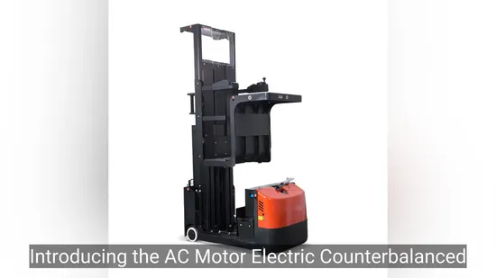 Warehouse Small 1.5 T Order Picker Lift Electric Order Picking Forklift