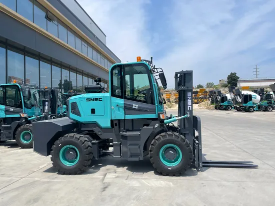 Articulated Forklift Rough Terrain 3 Ton All Wheel Drive Forklift All Terrain Forklift 5 Ton 