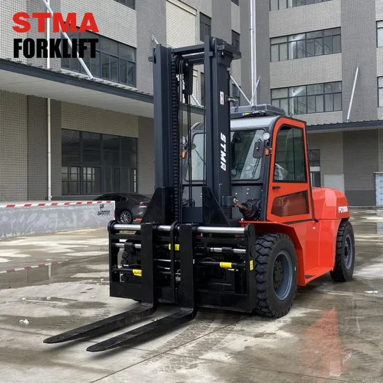 Equipment Japanese 6bg1 Engine 8tonne 10tonne 12tonne Diesel Forklift Price with Optional Fork Positioner 