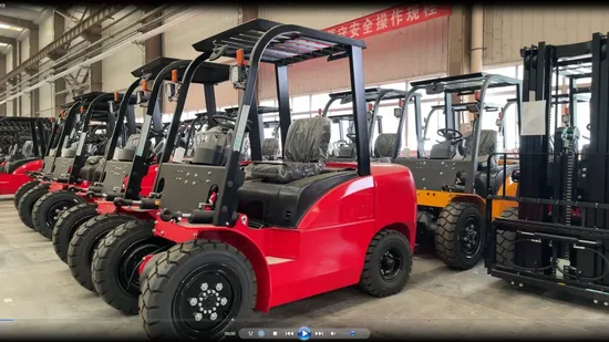 Factory Price 2ton Diesel IC Internal Combustion LPG Container Pallet Forklift Truck 