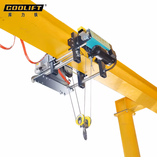 5t 9m Single Girder High Quality Lifting Equipment Electric Wire Rope Hoist