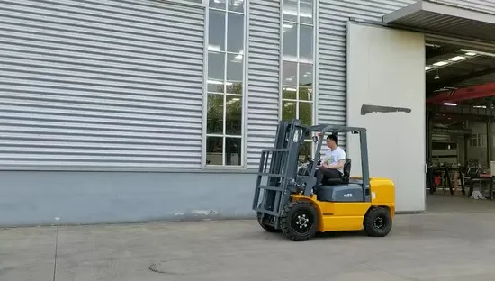Automatic Diesel Forklift Truck 4 Ton 4000 Kg Triple Mast Forklift 