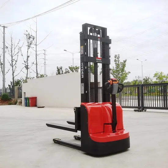High Quality in Stock 1.5t 3m Forklift Hand Manual Electric Pallet Stacker 