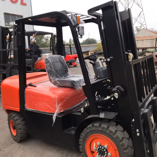 High Quality Automatic/Hydraulic/Mechanical Transmission Diesel 3ton Forklift Truck Forklift with Attachment Paper Clamps Can Be Customized
