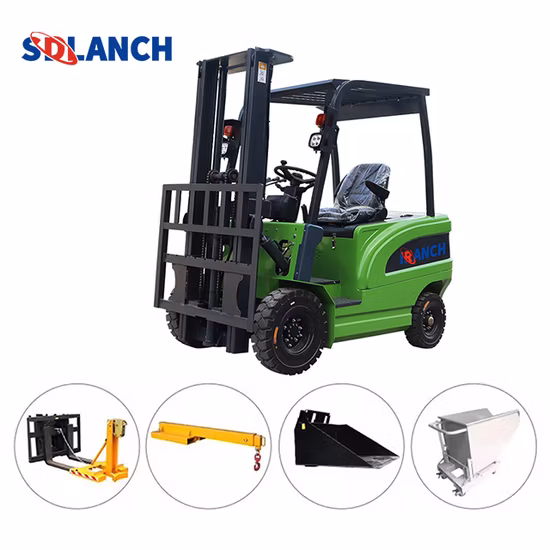 Nice Parts Manual 4 Wheel Lift 3.5 Ton Diesel Side Loader Powered Counterbalance Small Mini Electric Battery Hydraulic Pallet Forklift