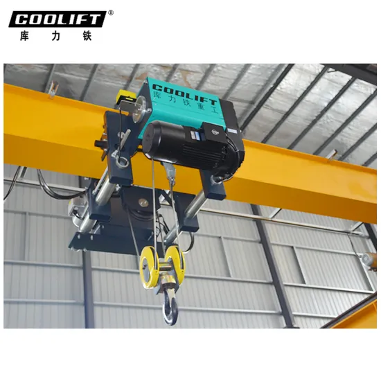 5t 9m Single Girder High Quality Lifting Equipment Electric Wire Rope Hoist 