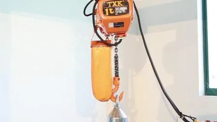Txk Factory 1000kg Electrical Electric Chain Hoist for Overhead Bridge Crane 