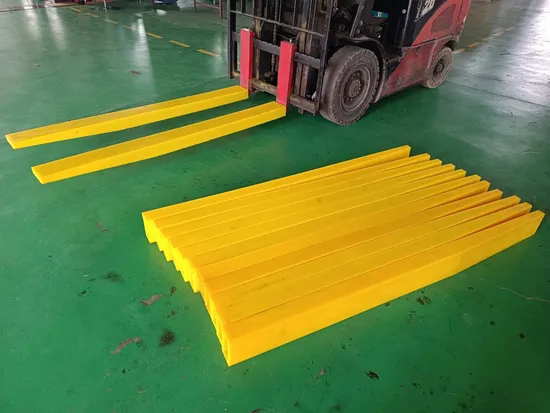 Polyurethane Forklift Fork Protection Covers Forklift Accessories 