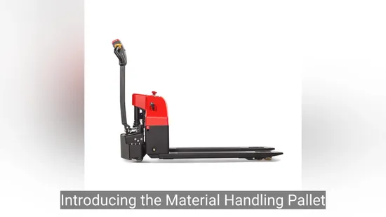 Material Handling Pallet Jack Warehouse Forklift 1500kg Electric Pallet Truck 